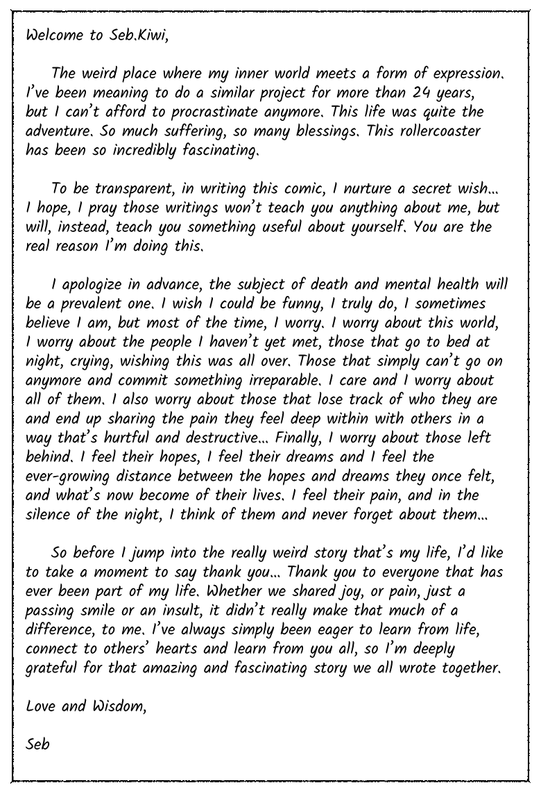 Welcome and Thank You